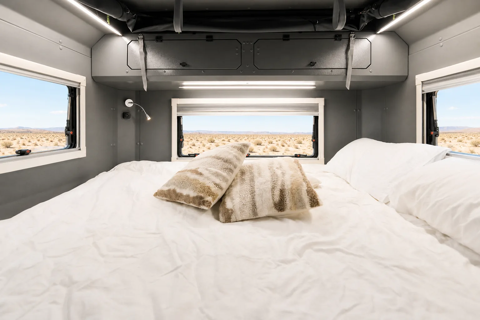 NTR5X: the separate bedroom with its double bed